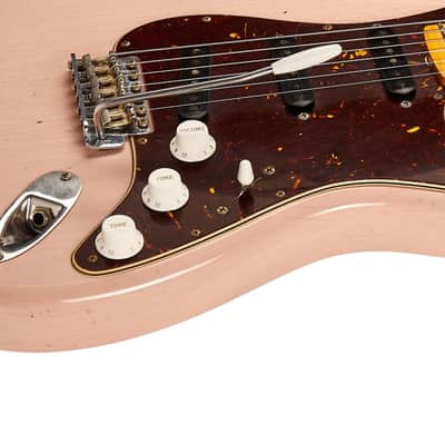 Fender Custom Shop 62 Flamethrower Stratocaster Journeyman Relic Shell Pink (Pre-Owned, 2024, EC+) #C7581784 image 5