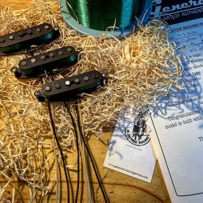 General Vintage Tone  Stratocaster Pickup set 63 to 65 specs NOS 1970s wire Corona INC 42awg Made in image 1