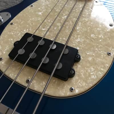 Lefty Ernie Ball Music Man StingRay 4 H 2002 Blue Pearl image 5
