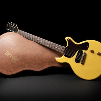 Orville by Gibson Les Paul Junior Double Cut 1988 - TV Yellow image 7