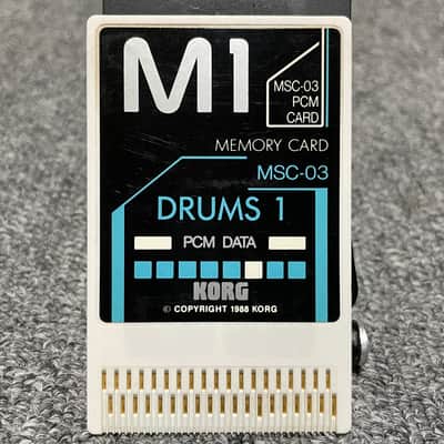 Korg MSC-03 DRUMS1 for M1 PCM Card