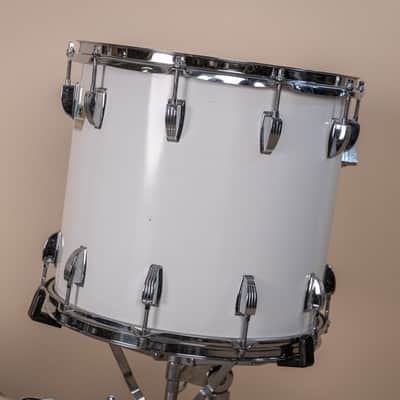 1980s Ludwig White Cortex Drum Set 14x24 13x14 16x18 image 16