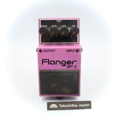 Boss BF-2 Flanger 1980-1984 (Black Label) Made In Japan | Reverb