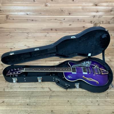 Duesenberg Starplayer TV Semi-Hollow Electric Guitar - Galaxy Blast Purple image 7