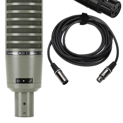 Electro-Voice RE20 Broadcast Microphone with Cloud In-line Preamp image 3