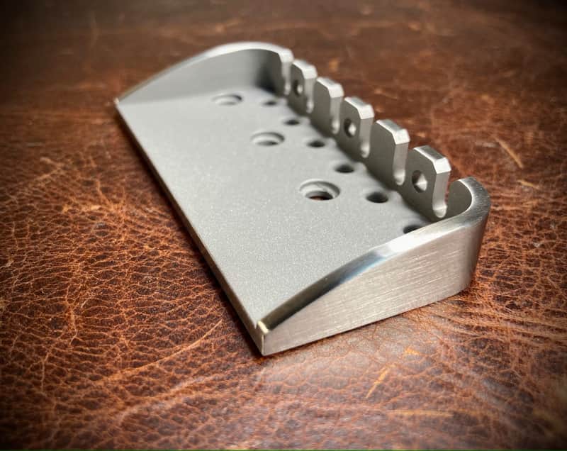 Van Dyke-Harms Telecaster Bigsby Half-Bridge-Vintage Mount 2024 - Stainless Steel image 1