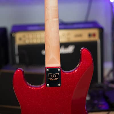 DC Custom Guitars SS/RR "Jack Butler" 2023 - Red metal flake sparkle image 9