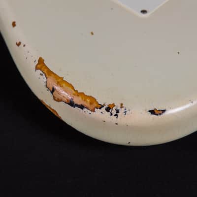Fender Custom Shop Masterbuilt Kyle McMillin 1958 Stratocaster Journeyman Relic Aged White Blonde 2023 -Mint image 15