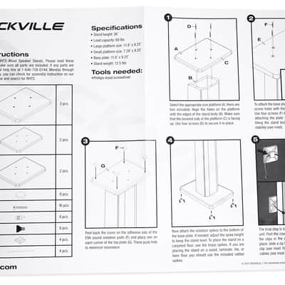(2) Rockville APM6W v2 6.5" Powered Studio Monitors w/USB/Bluetooth+36" Stands image 3