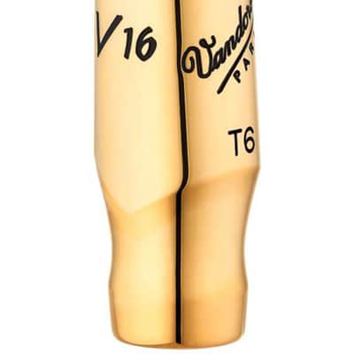 Vandoren SM822GM V16 Series T6 Metal Tenor Mouthpiece - Medium Chamber