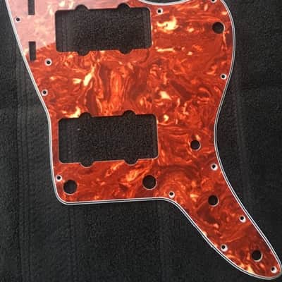 Jazzmaster Shielded Pickguard - Red Tortoise Shell - Fully Copper Shielded image 1