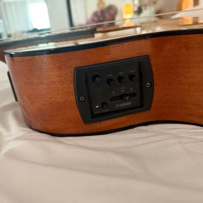 Brand New Yamaha NCX1C Classical Nylon Acoustic-Electric Guitar + Fishman Loudbox Mini Amp + Cable - Brand New image 7