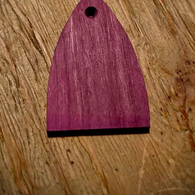 Sweet Purple Heart Wood Custom Truss Rod Cover for PRS guitars image 2