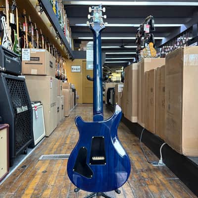 PRS Custom 24 10-Top Electric Guitar Carroll Blue Burst w/Hard Case image 6