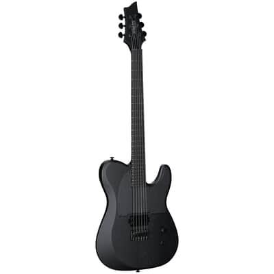 Schecter PT Black Ops Electric Guitar, Satin Black Open Pore image 2