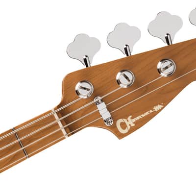 Charvel Pro-Mod San Dimas Bass PJ IV MAH - Bass Guitar - Satin Ferrari Red image 6