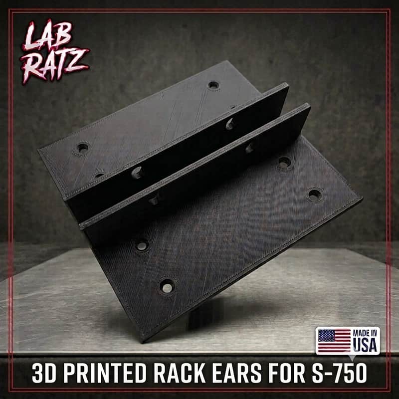 3D Printed Rack Ears for Roland S-750 image 1