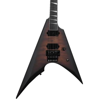 ESP LTD Arrow-1000QM Electric Guitar, Dark Brown Sunburst image 7