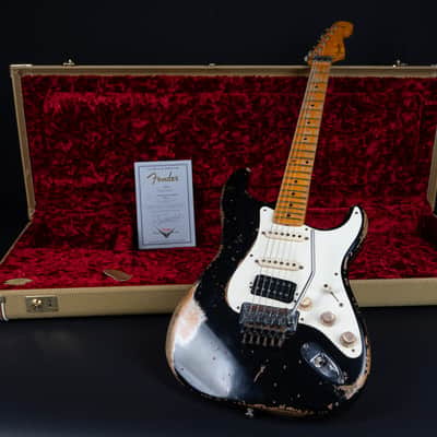 Fender Jason Smith Masterbuilt 1956 Stratocaster Ultimate Retro Floyd 2012 - Black image 18