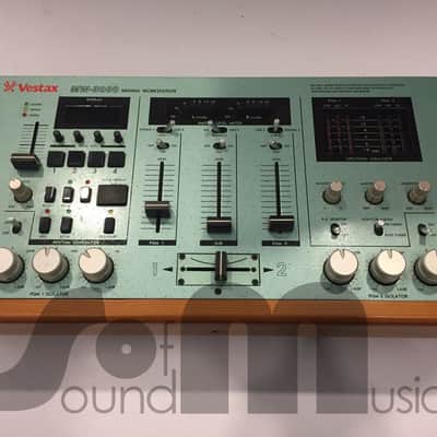 Vestax MW-3000 | DJ Mixer | Rare | NOS | Vintage in mint green