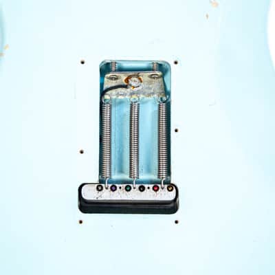 1962 Fender Stratocaster Daphne Blue Owned by Brian Setzer image 14