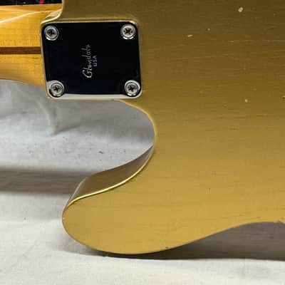 Fender USA Custom Shop Limited Edition Full Throttle Esquire Relic Telecaster Guitar with Case 2003 - Gold / Maple neck image 12