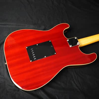 Rare Fender Japan Stratocaster Thinline ST/HO/2H 2012  Cherry Semi-Hollow F-Hole MIJ image 10
