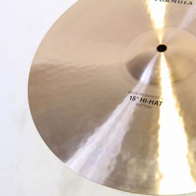 PAISTE FORMULA602 Modern Essentials Hi-Hat 15-inch 1052/1366 Paiste Hi-Hat Cymbal (06/12) image 2
