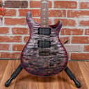 PRS Custom 24 Wood Library Quilted Maple 10-Top Satin Charcoal Cherry Burst w/Brazilian Rosewood 2023 w/OHSC
