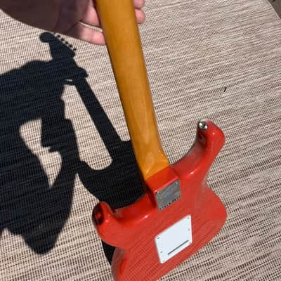 Fender Limited Edition Jimi Hendrix Artist Series Signature Monterey Pop Festival Graphic Stratocaster 2017 Strat PF Pau Ferro Fingerboard Fretboard Beautiful Upgrade Custom Fender Case Velour with Candy! image 16