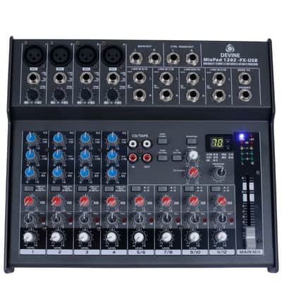 Devine MixPad 1202-FX-USB 12-channel mixer with FX and USB image 4