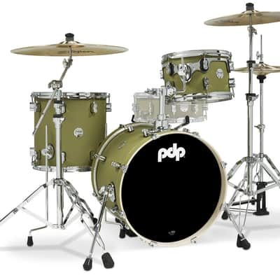 PDP Concept Maple - Satin Olive, Chrome Hardware Bop (PDCM18BPSO) image 2