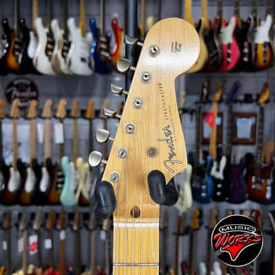 FENDER - Custom Shop 56 Stratocaster Journeyman Relic Aged Black 9236081217 image 3