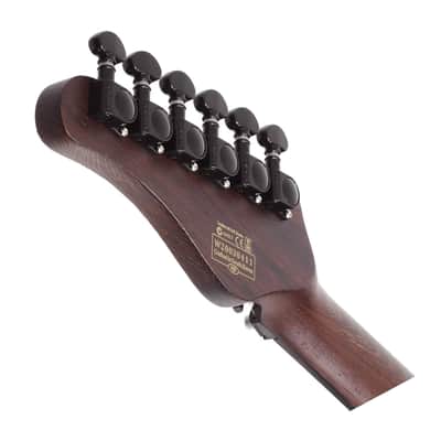 Schecter SVSS Exotic FR Left Handed Electric Guitar - Black Limba image 4