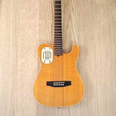 1980s Godin Acousticaster L.R. Baggs Model Acoustic Electric Guitar w/ Case image 2