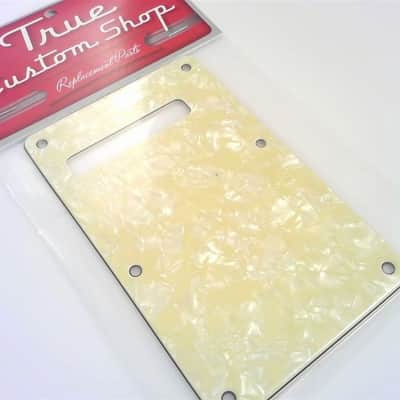 True Custom Shop® Aged Pearl Cream Modern Tremolo Spring Cover for Fender Standard Stratocaster image 5