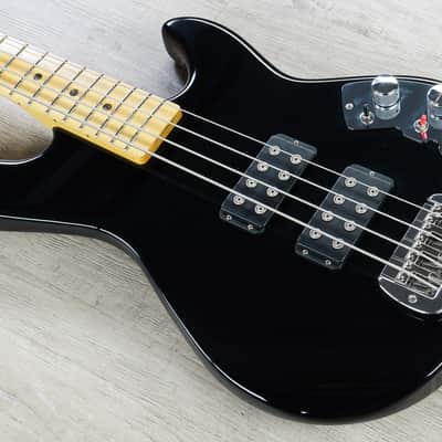 G&L USA CLF Research L-2000 Electric Bass Maple Fretboard Jet Black w/ Hard Case image 1