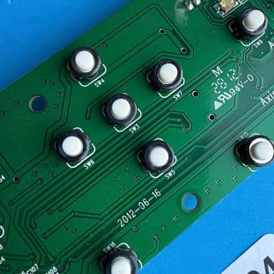 M-AUDIO AXIOM AIR 49 MIDI Keyboard Part: Transport Button Play Stop Switch Board image 4