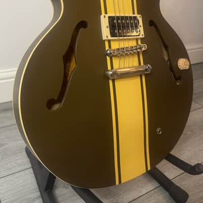 Epiphone Tom DeLonge Signature ES-333 2008 - 2019 - Brown with Cream Stripe image 3