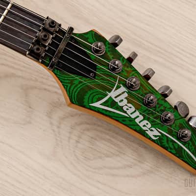1990 Ibanez S Series S540 HSH Green Paisley Non-Catalog Finish
