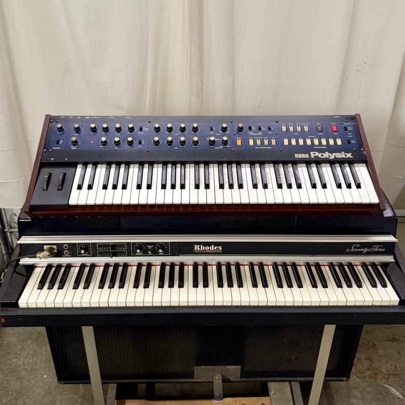Korg PolySix PS-6 1980’s original vintage analog poly-synth synthesizer Bild 1