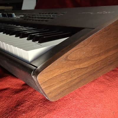 Yamaha S80 Synthesizer Replacement Wood End Panels - Solid Exotic African Sapele Wood image 13