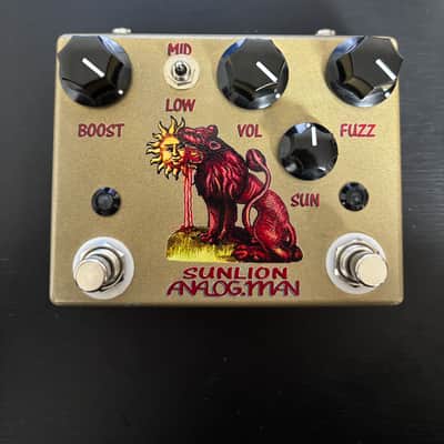 Analogman Sun Lion Fuzz Booster Pedal | Reverb