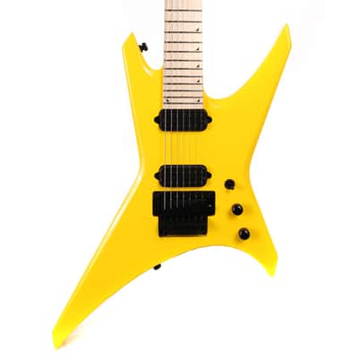 Jackson Pro Series Dave Davidson Signature Warrior WR7 Ferrari Yellow image 1