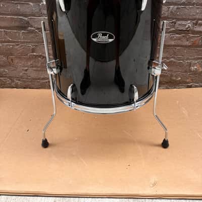 Pearl Roadshow 16" Floor Tom Black w/ Legs & Chrome Hardware - Brand New image 1