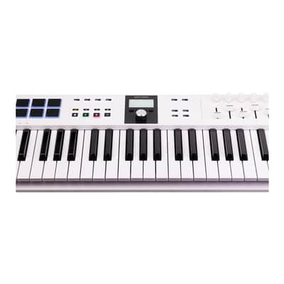 Arturia KeyLab Essential 61 mk3 MIDI Controller with Custom DAW Scripts and 5 User Presets Tailored for FL Studio, Logic Pro, Ableton Live, Cubase, and Bitwig Studio (White) image 5