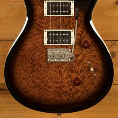 PRS SE Custom | Custom 24 Quilt - Black Gold Sunburst image 3