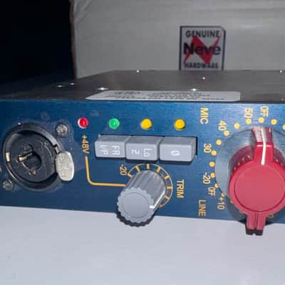 AMS Neve 1073LB 500 Series Mic Preamp Module 2010s - Blue image 3