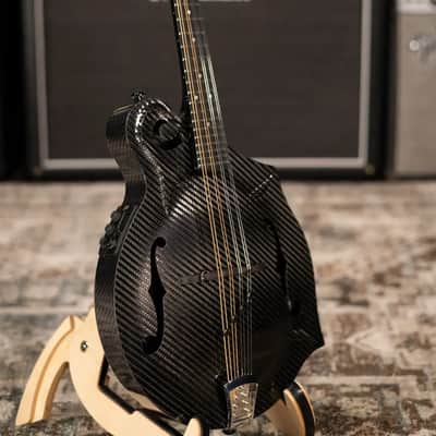 KLOS Full Carbon F-Style Mandolin KLOS EQ Acoustic/Electric with Fiberglass Hardshell Case image 13