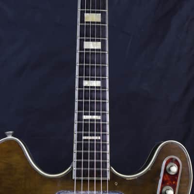 1960's Harmony H75 USA Made Vintage Maple Hollow-Body w/DeArmond & HSC image 16